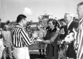 Movie starlet Colleen Townsend at the Orange Bowl football game - Miami, Florida