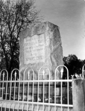 Monument erected in memory of Stephen Collins Foster at the Stephen Foster Memorial - White Springs, Florida