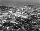 Aerial view of Pensacola.