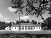 View of the Stephen Foster State Memorial Center museum building - White Springs, Florida