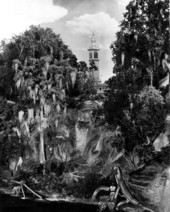 Diorama of the carillon tower at the Stephen Foster Memorial Center - White Springs, Florida