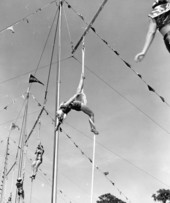 Circus performers of the Sarasota High School Sailor Circus