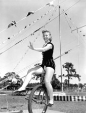 Sarasota High School Sailor Circus performer