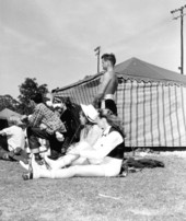 Members of the Sarasota High School Sailor Circus