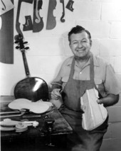 Violin maker Dudley Reed.