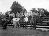 The entire Partin family at the Heart Bar Ranch - Kissimmee, Florida