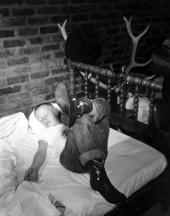 Mike Partin after a hard day on the range - Kissimmee, Florida