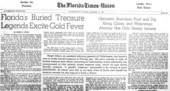 Florida Times Union "buried treasure" headline story