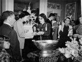 Governor LeRoy Collins inaugural reception at the Mansion - Tallahassee, Florida.