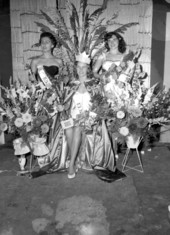 Beauty contestants at the Seaside Fiesta - New Smyrna Beach, Florida