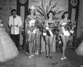 Beauty contestants at the Seaside Fiesta - New Smyrna Beach, Florida
