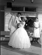 1956 king and queen of the Suwannee River Valley Celebration - Cedar Key, Florida