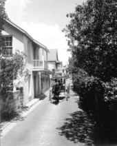 Carriage ride down Aviles Street - Saint Augustine, Florida.