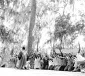 Students from Stanton High School singing spiritual at the Florida Folk Festival - White Springs, Florida