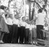 Children's singing group performs at the Florida Folk Festival - White Springs, Florida