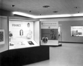 The exhibit room in the Fort Caroline National Memorial Visitor Center - Jacksonville, Florida.