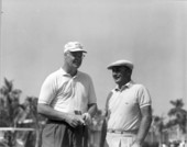 Skip Alexander and Ted Knoll at the PGA tournament - Naples, Florida