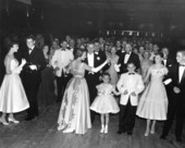 Governor and Mrs. LeRoy Collins at the inaugural ball - Tallahassee, Florida.