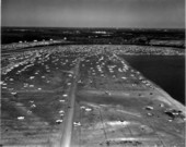 Aerial view of parking lots at Daytona International Speedway - Daytona Beach, Florida