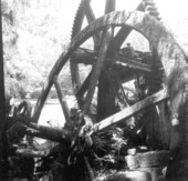 Old sugar mill ruins at Dunlawton Sugar Mill Gardens - Port Orange, Florida