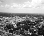 Aerial view of Pensacola.