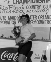 Young golfers holds a trophy - Orlando, Florida