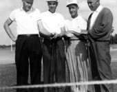 Harry Shoemaker, Thorne Wood, S.A. Smith, and L.P. Kempa at the tournament - Sarasota, Florida