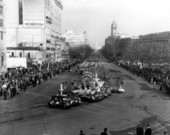 Florida float marching in President Eisenhower's inaugural parade - Washington, D.C.