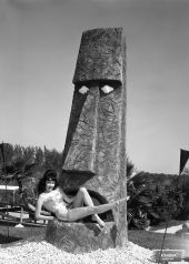Tri-city queen Rita Mathies at Tiki Gardens - Indian Rocks Beach, Florida