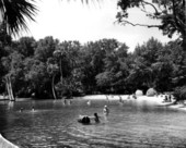 People enjoying a day at Sanlando Springs - Seminole County, Florida
