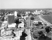 Aerial view of a portion of the city - Saint Petersburg, Florida.