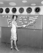 Miss Florida with weather predictions - Miami, Florida