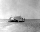 Fishing shack on tidal flats - Marquesas Keys, Florida