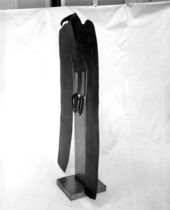 Thunderbird metal sculpture by Vernon Voely