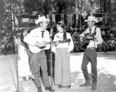 Small folk group performs at the Florida Folk Festival - White Springs, Florida