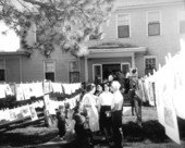 Art show during the Florida Seafood Festival - Apalachicola, Florida