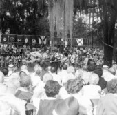 Small band performs at the Florida Folk Festival - White Springs, Florida