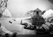 A diorama exhibit at the Real Eight Museum of Sunken Treasure.