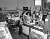 Customers in the Cedar Key Country Store - Cedar Key, Florida