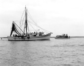 Shrimp boat at the Florida Seafood Festival - Apalachicola, Florida