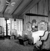 Hotel room at the Driftwood Inn - Vero Beach, Florida.