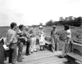 Tourists at Corkscrew Swamp - Collier County, Florida