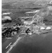 Aerial view of Kennedy Space Center - Cape Canaveral, Florida
