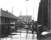 Wharf along Bay Street - Jacksonville, Florida.