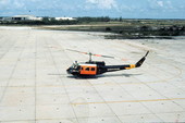 U.S. Army UH2 Huey helicopter at NAS Key West.
