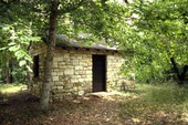 View of pumphouse at the Florida Caverns State Park - Marianna, Florida