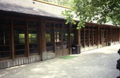 View showing entrance to the visitors' center at the Florida Caverns State Park - Marianna, Florida.