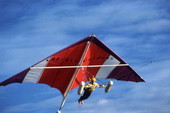 Parakiting show at the Cypress Gardens theme park in Winter Haven, Florida.