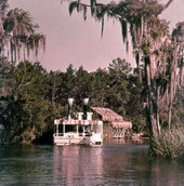 "Congo Belle II" glass-bottom tour boat at the Weeki Wachee Springs amusement park - Weeki Wachee, Florida.