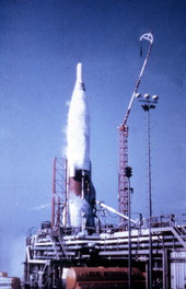 Rocket at Florida's space coast.